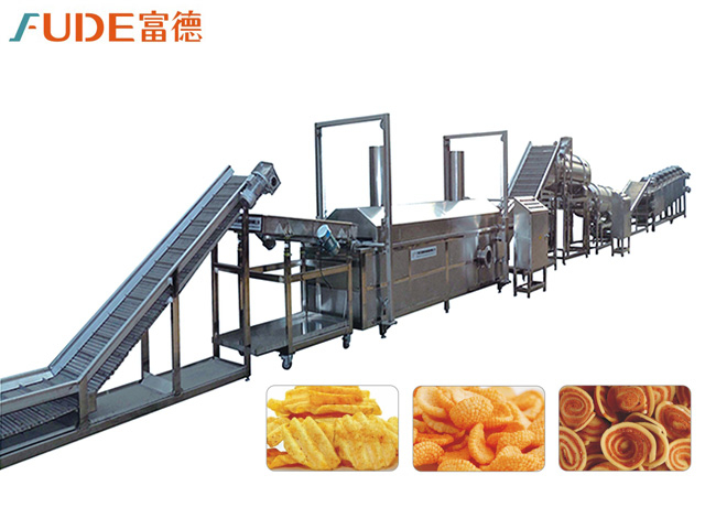膨化類油炸生產(chǎn)線