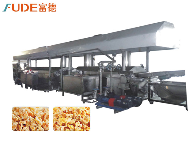 黃金豆全自動(dòng)連續(xù)油炸生產(chǎn)線